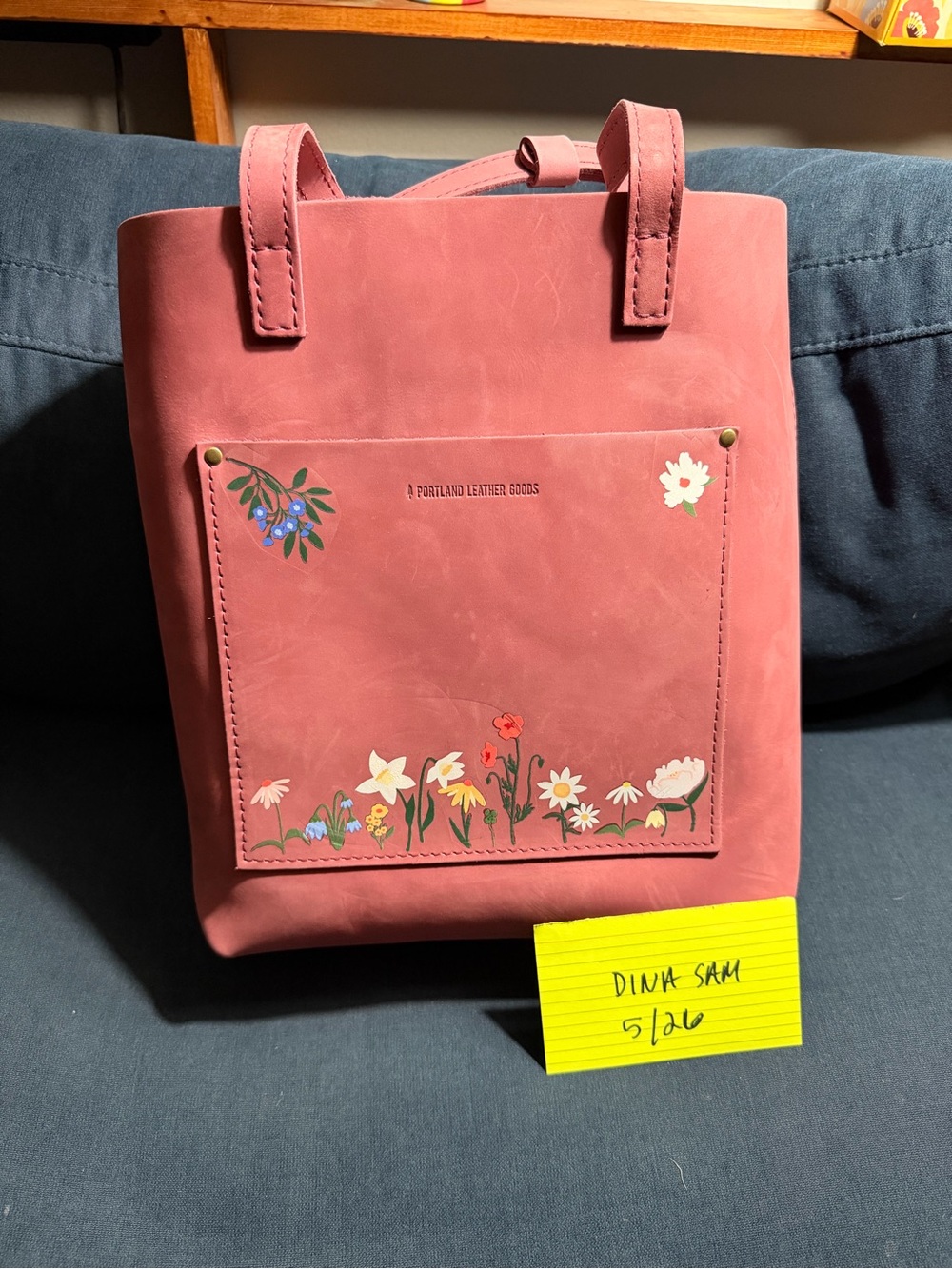 Portland Leather Goods Foxglove Full Size Crossbody Customized